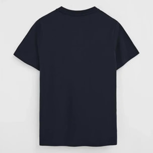 Pack hombre de dos camisetas azul marino y blanca de manga corta y bordado Rigby Go