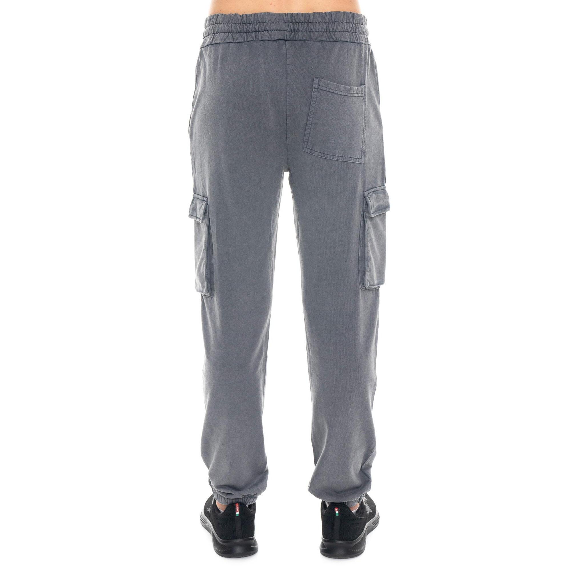 Pantalone cargo da uomo in felpa con elastico al fondo, Leone 1947 Vintage Dept.