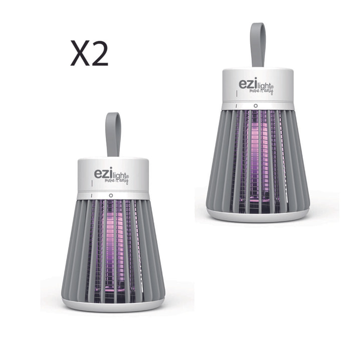 EZIlight® Mosquito Stop MS20 - Pack de 2 lampes