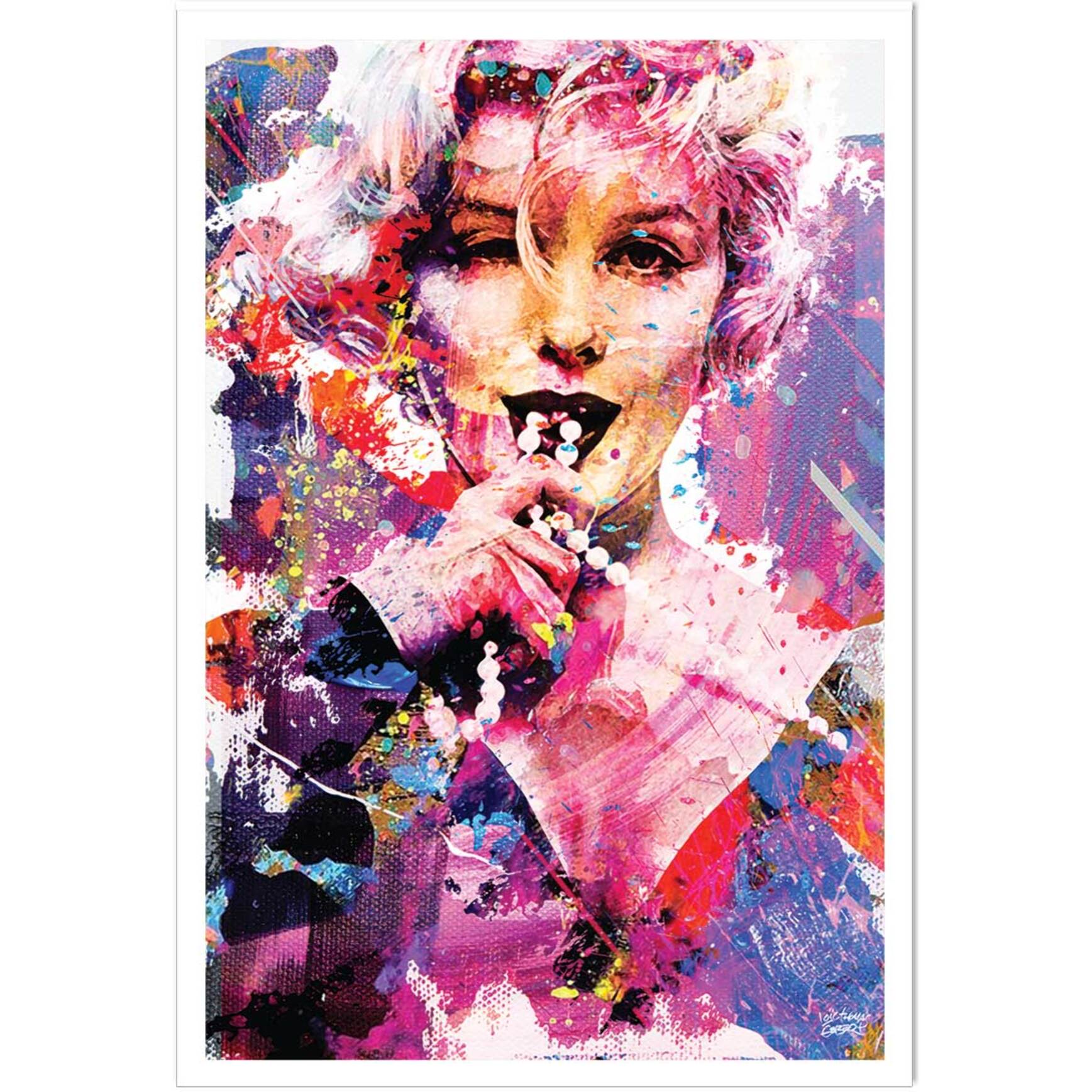 Affiche illustration graffiti marilyn Affiche seule