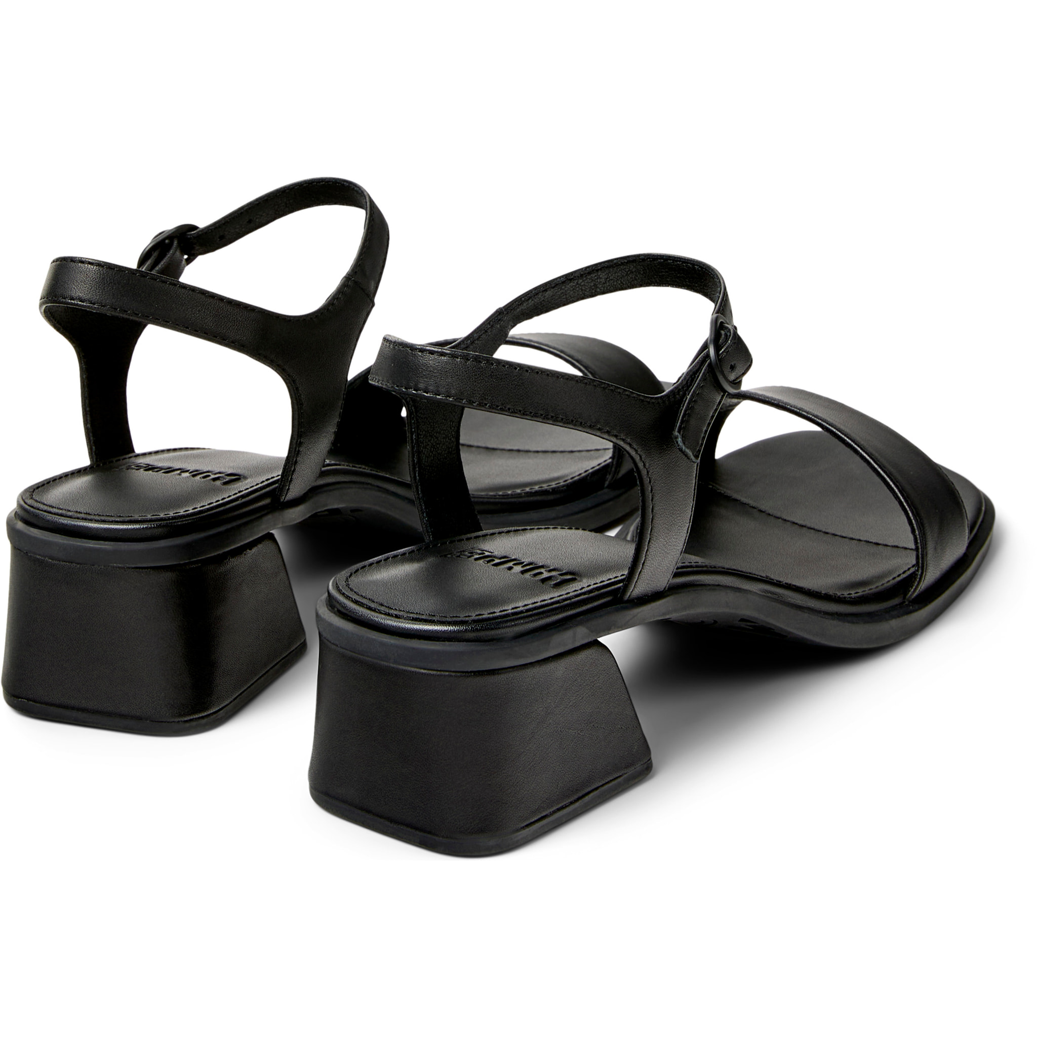 Sandalias - CAMPER Kora Sandal - Negro - Cuero liso