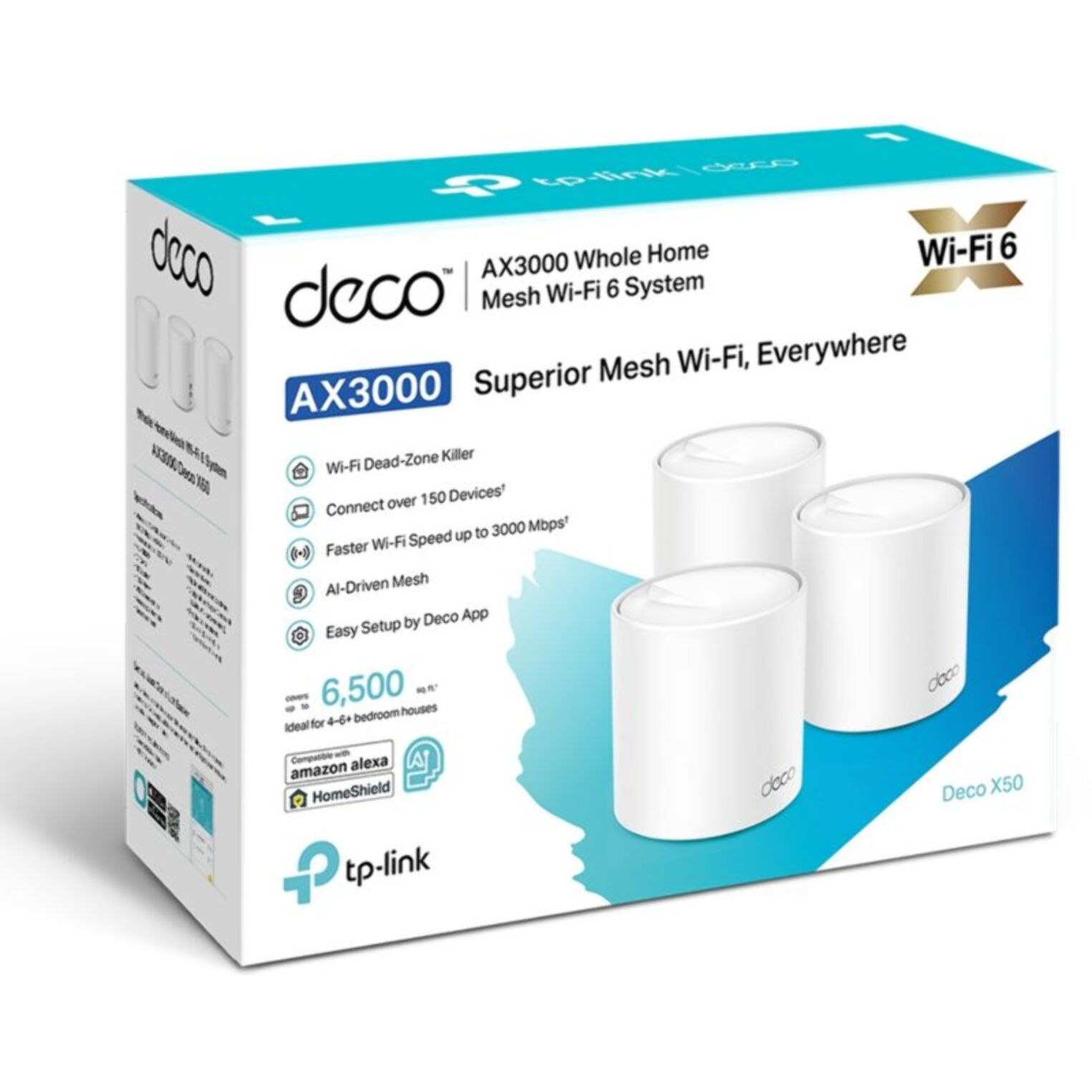 Routeur Wifi TP-LINK Deco X50 pack 3 - AX3000