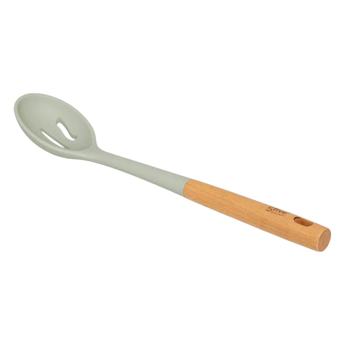 Cuillière à pâtes Horizon L6,4cm vert en silicone