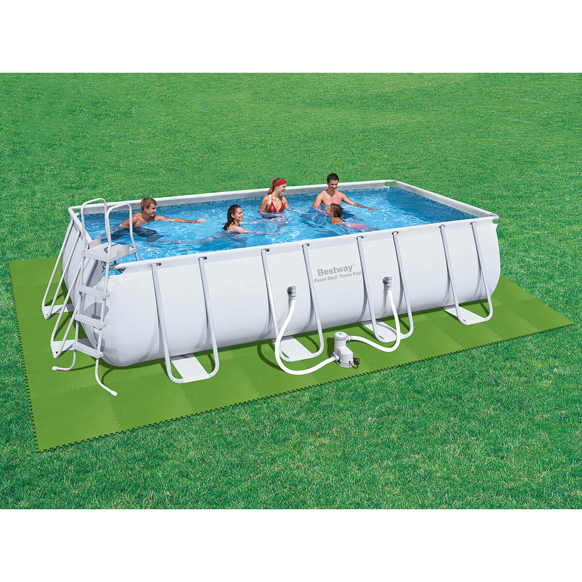 Lot de 8 tapis de protection pré formé - 50 x 50 cm