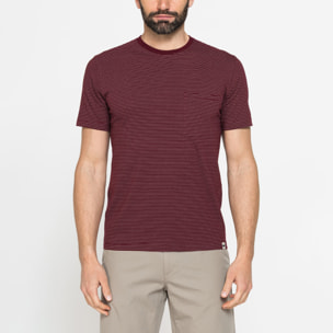 T-SHIRT ESTIVA IN COTONE CON FANTASIA A RIGHE