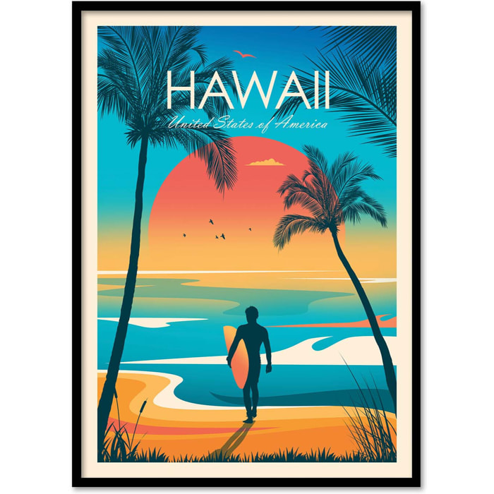 Affiche - Hawaii - Studio Inception