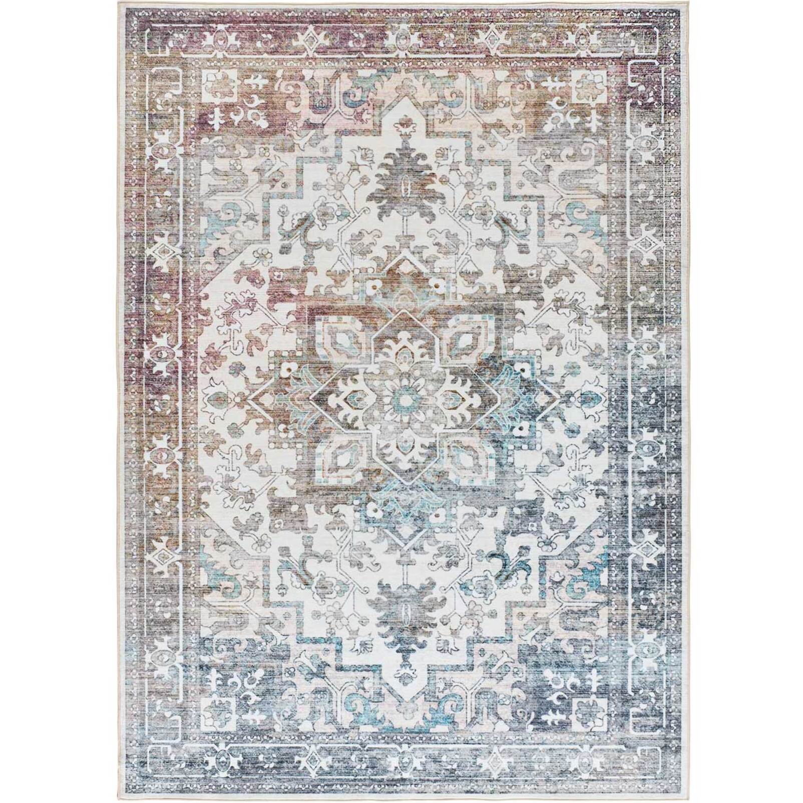 Alfombra impresa estilo vintage multicolor Class, varias medidas disponibles