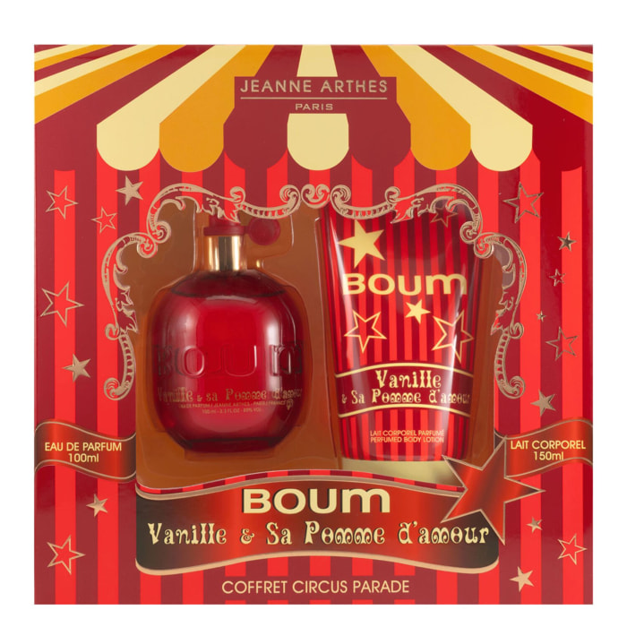 Boum Vanille & Sa Pomme d'Amour - Coffret Eau de Parfum 100ml + Lait Corps 150ml