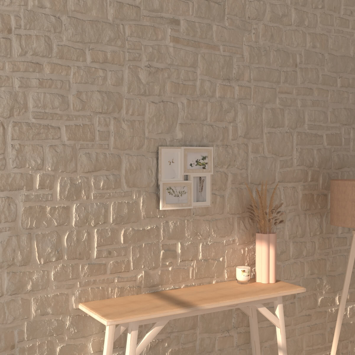 Pêle-mêle "Paulo" beige 4 photos