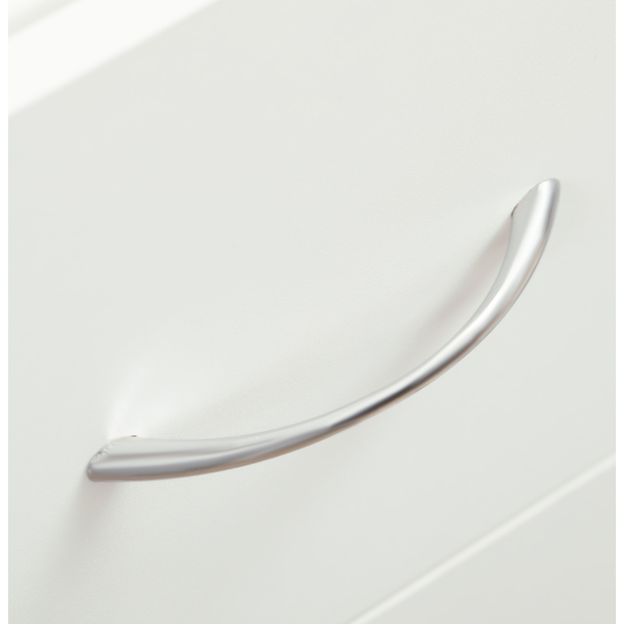 Chariot desserte de cuisine - tiroir, 2 étagères - dim. 25L x 50l x 85H cm - panneaux acier blanc