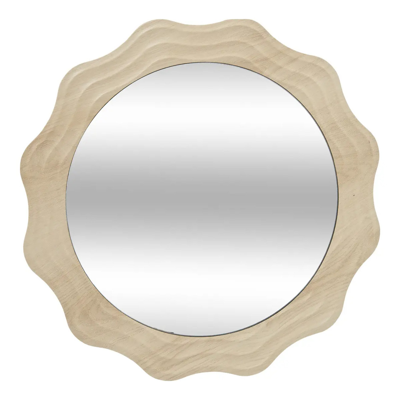 Miroir Charlie D55cm beige