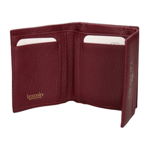 Portafoglio  da donna In Vera pelle Made in Italy 11x8,5x4 cm