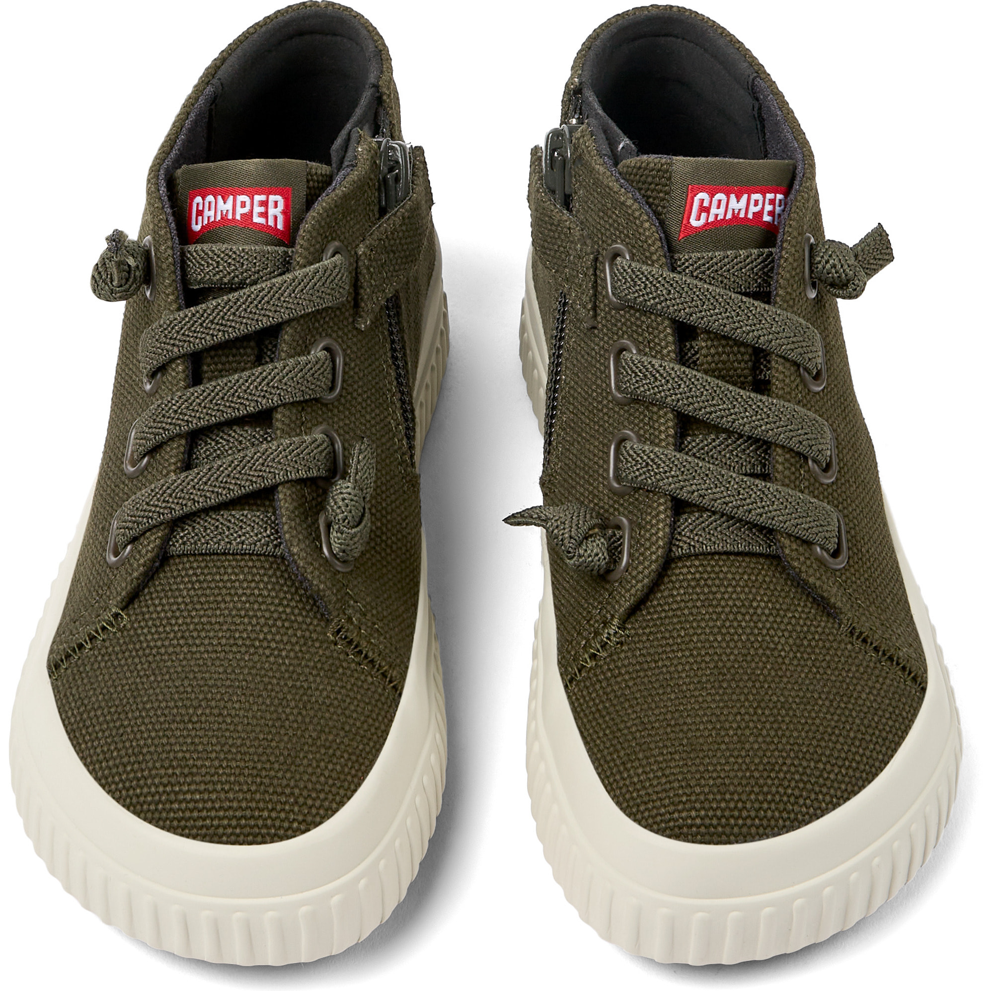 Botines - CAMPER Peu Roda - Verde - Textil natural (algodón reciclado)