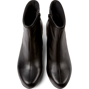 Botines - CAMPER Helena bajo - Negro - Cuero liso