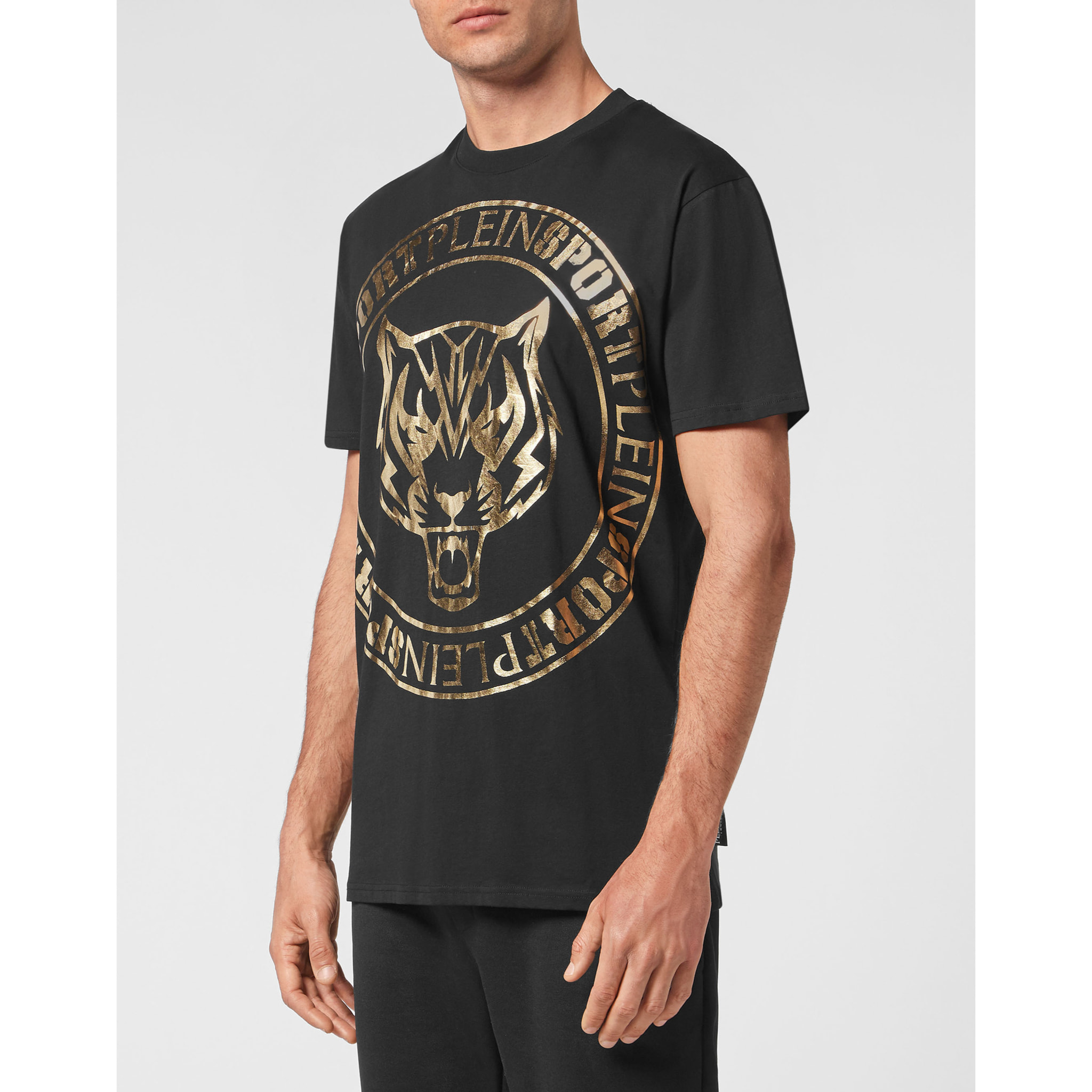 PLEIN SPORT Camiseta Cuello Redondo TIGER