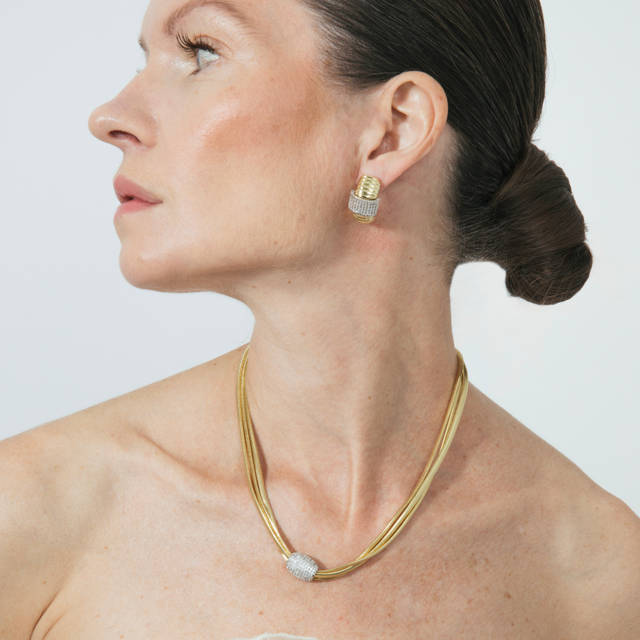Collar Catmi acabado oro amarillo 18k