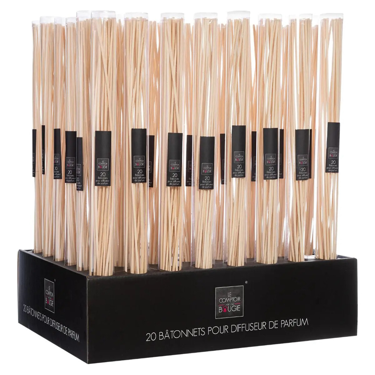 Lot de 20 bâtons diffuseurs blanc ivoire H40cm