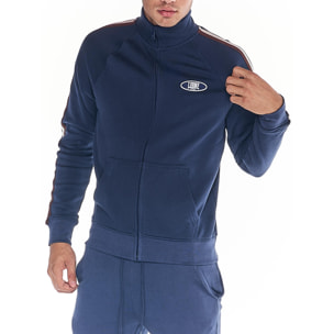 Tuta da uomo collo in piedi full zip Earth Tones