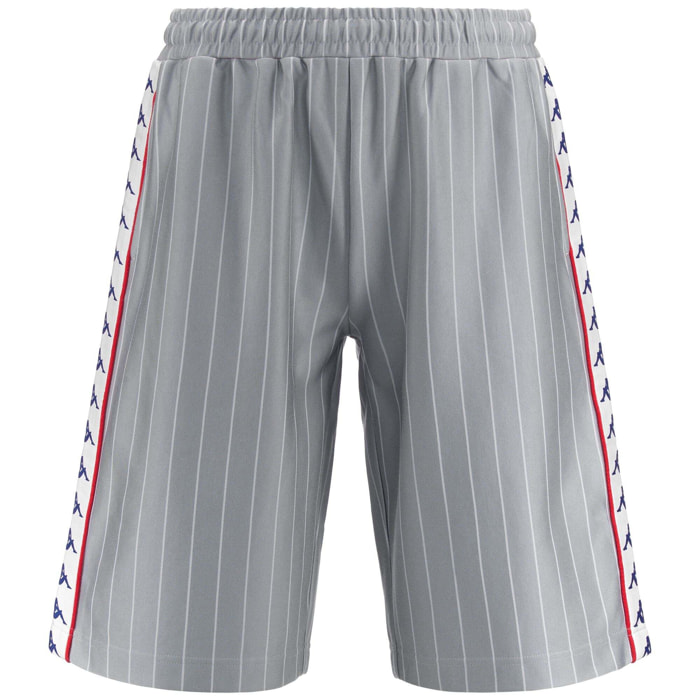Kappa - Pantaloncini Uomo Grigio - 222 BANDA LULLO