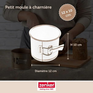 Ensemble avec 1 Petit moule à panettone, 1 spatule Zenker et 2 bols à mixer en inox Fackelmann