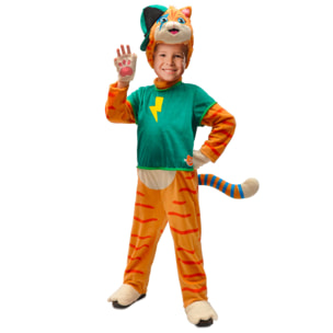 Costume Completo Lampo Gattino 44 Gatti Cats Bambino