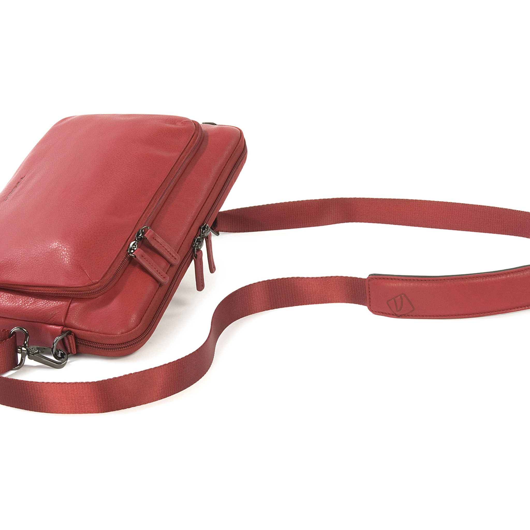 Borsa a tracolla  unisex In Vera pelle Made in Italy 34x23x8,5 cm