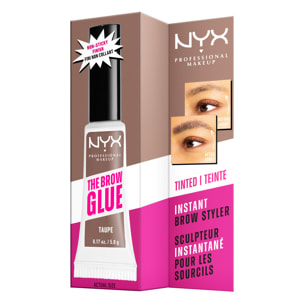 NYX Professional Makeup The Brow Glue Colle fixatrice sourcils Taupe