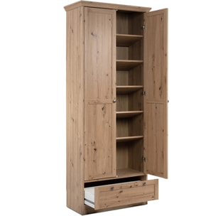 Armoire 2 portes 1 tiroir - SAGA