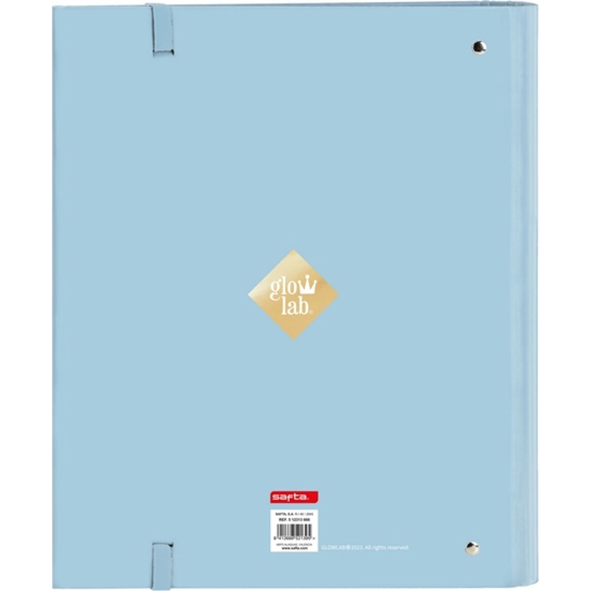 Carpeta 4 anillas 35mm c/recambio glowlab "cisnes"