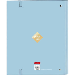 Carpeta 4 anillas 35mm c/recambio glowlab "cisnes"