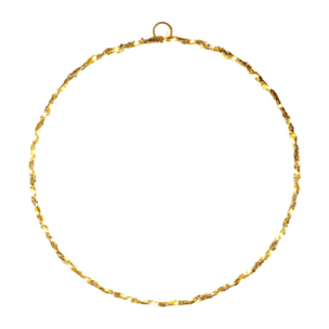 anillo luminoso con 120 luces led blancos cálidos 30x0,5x30cm