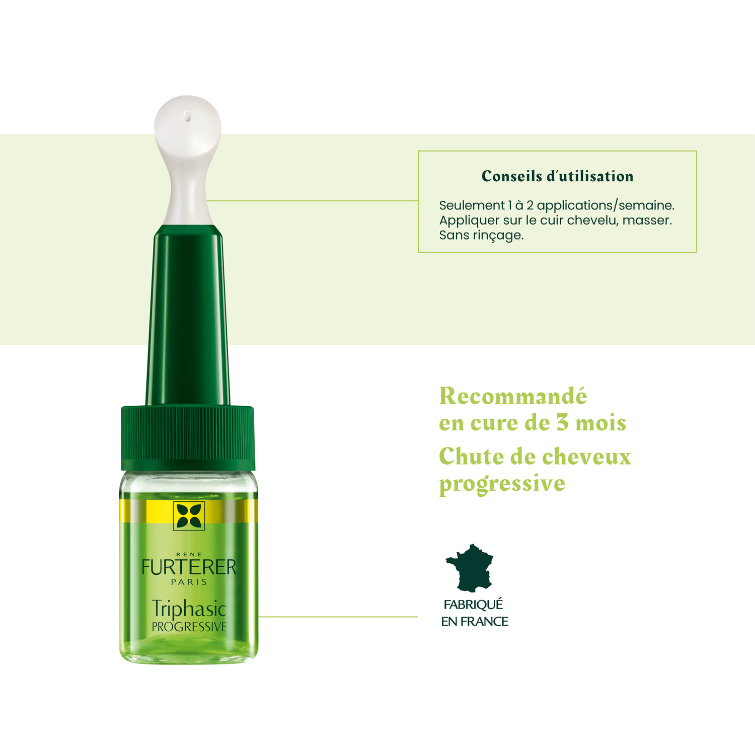 Triphasic Progressive  - Traitement Anti-Chute Progressive - 8x5,5 ml