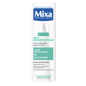 Mixa Soin hydratant triple action anti-imperfections 40ml