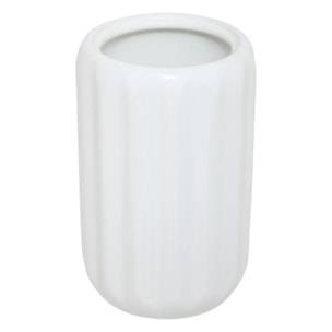 Brosse WC Colorama en céramique H.40cm blanc