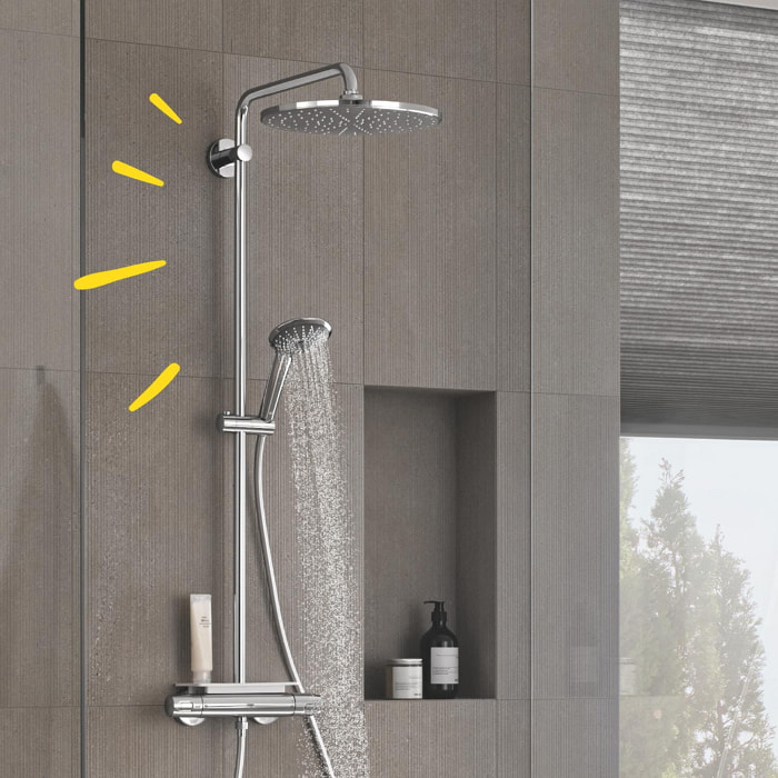 GROHE Vitalio Joy System 310 Colonne de douche avec mitigeur thermostatique
