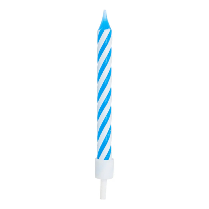 Bougie d'anniversaire multicolores 20 pièces