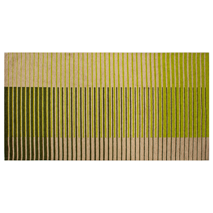 Tappeto arredo Neon verde mela CON FONDO ANTISCIVOLO