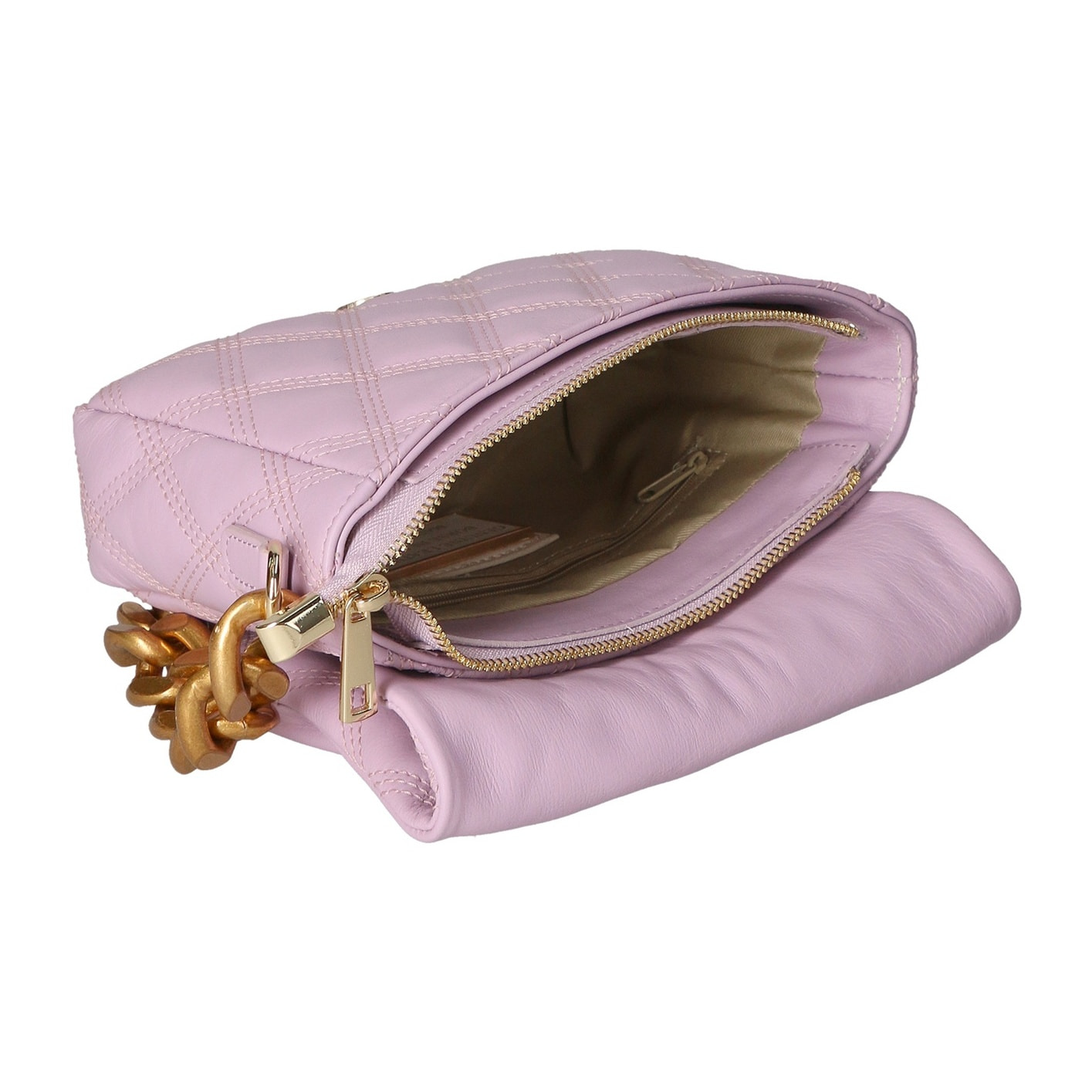 Borsa a mano da donna - Modello Adriana - Vera pelle - 20.0 x 14.0 x 6.5 cm