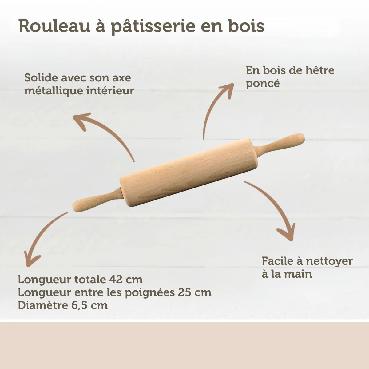 Ensemble de pâtisserie Zenker emporte-piéces et rouleau à pâtisserie