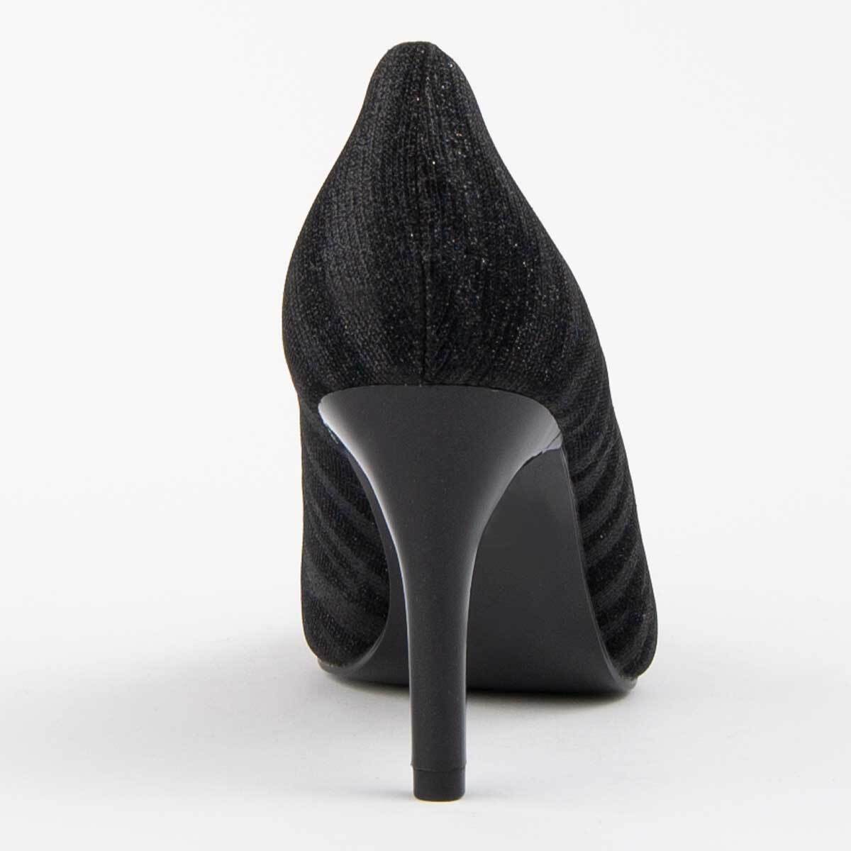 Zapato De Tacón - Negro - Altura: 8 Cm