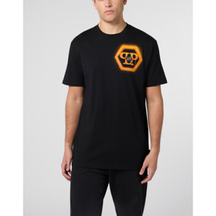 PHILIPP PLEIN Round Neck T-Shirt Spray Hexagon