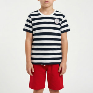 Set t-shirt e bermuda jersey