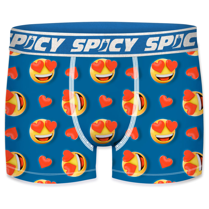 Set 3pcs Calzoncillo Boxer Spicy para hombre - microfibra - 92% poliéster, 8% elastano