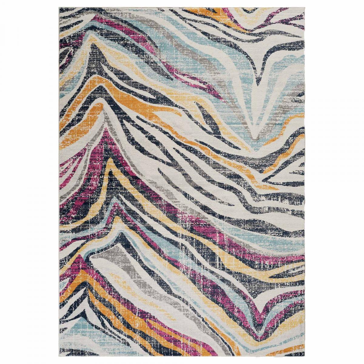 tapis d'orient NORMI, tapis ton sur ton moderne et contemporain