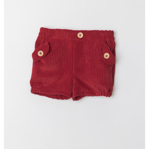 BERMUDA PANA ELÁSTICA CON GOMA EN EL BAJO Y BOLSILLOS