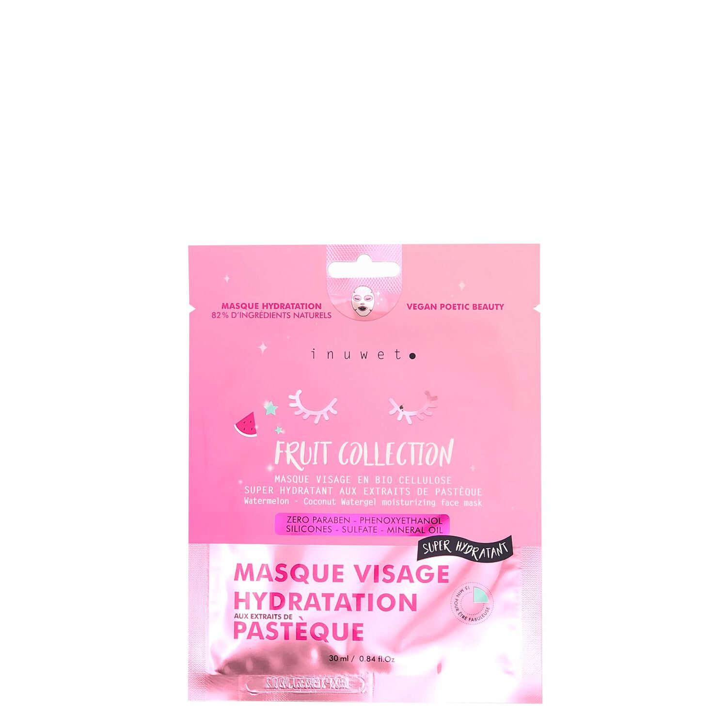 Pastèque - Masque Visage Super Hydratant 30 ml