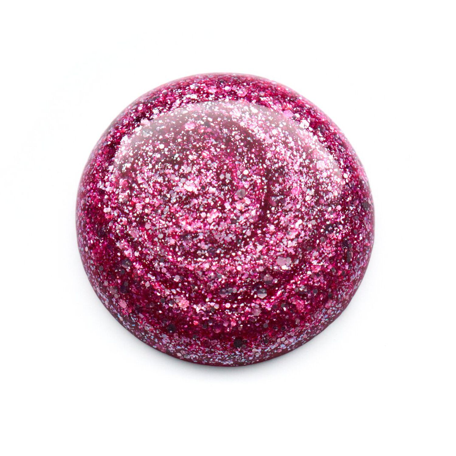 Disco Glitter - Mini Vernis à ongles rose vif scintillant