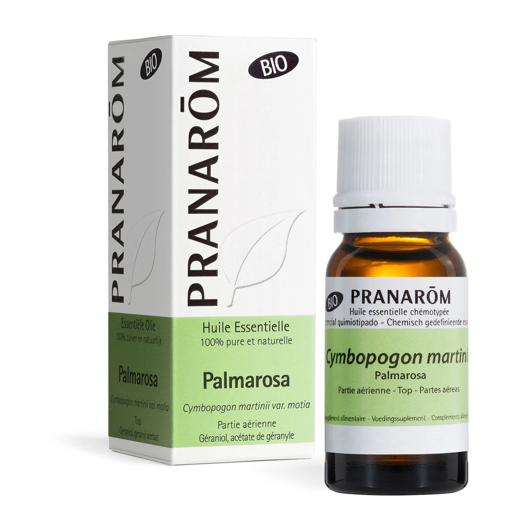 Pranarom - Huile Essentielle de Palmarosa - Bio - 10 ml