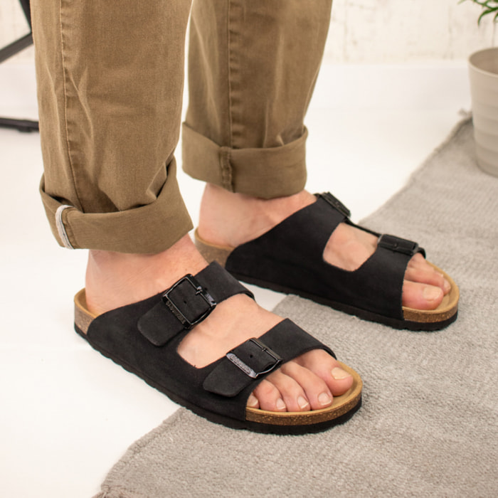 SANDALIA BABUNKERS NEGRO