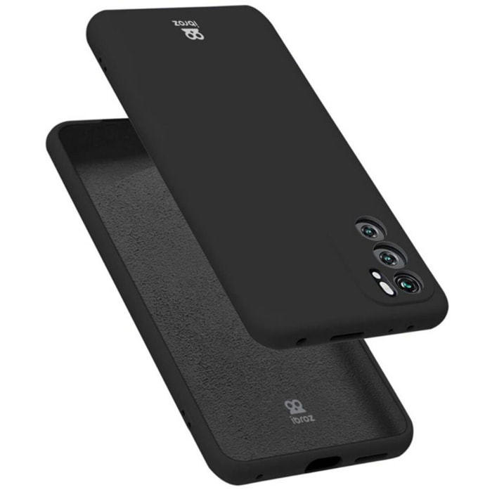 Coque IBROZ Oppo Reno 6 Silicone noir